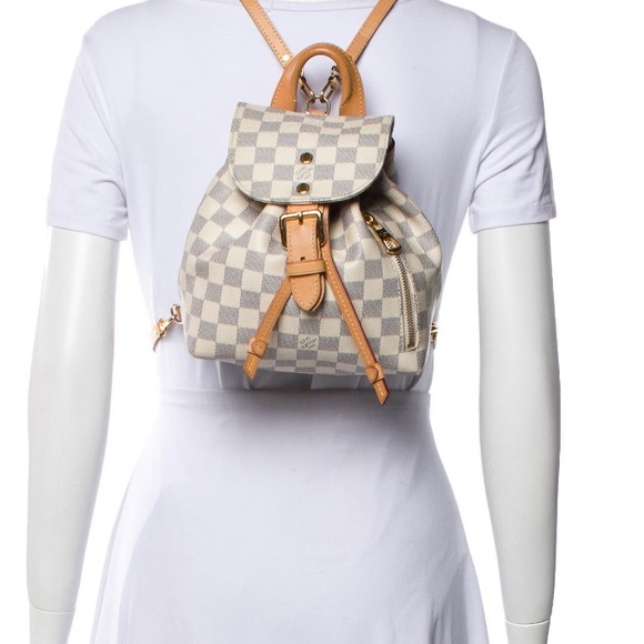 Luis Vuitton Damier Azur Sperone BB backpack - Picture 5 of 5